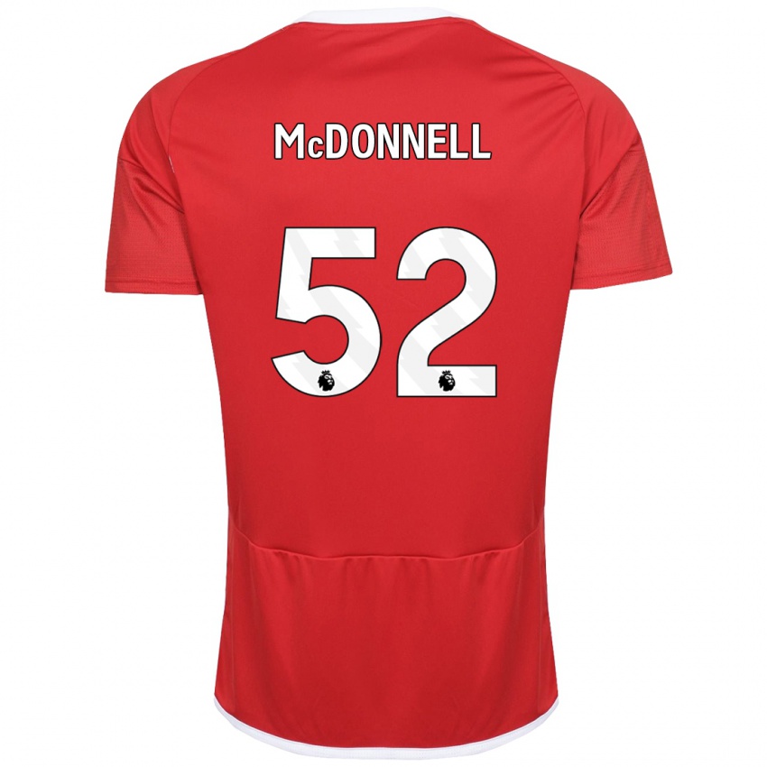 Kvinder Jamie Mcdonnell #52 Rød Hjemmebane Spillertrøjer 2023/24 Trøje T-Shirt