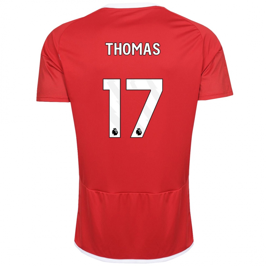 Kvinder Freya Thomas #17 Rød Hjemmebane Spillertrøjer 2023/24 Trøje T-Shirt