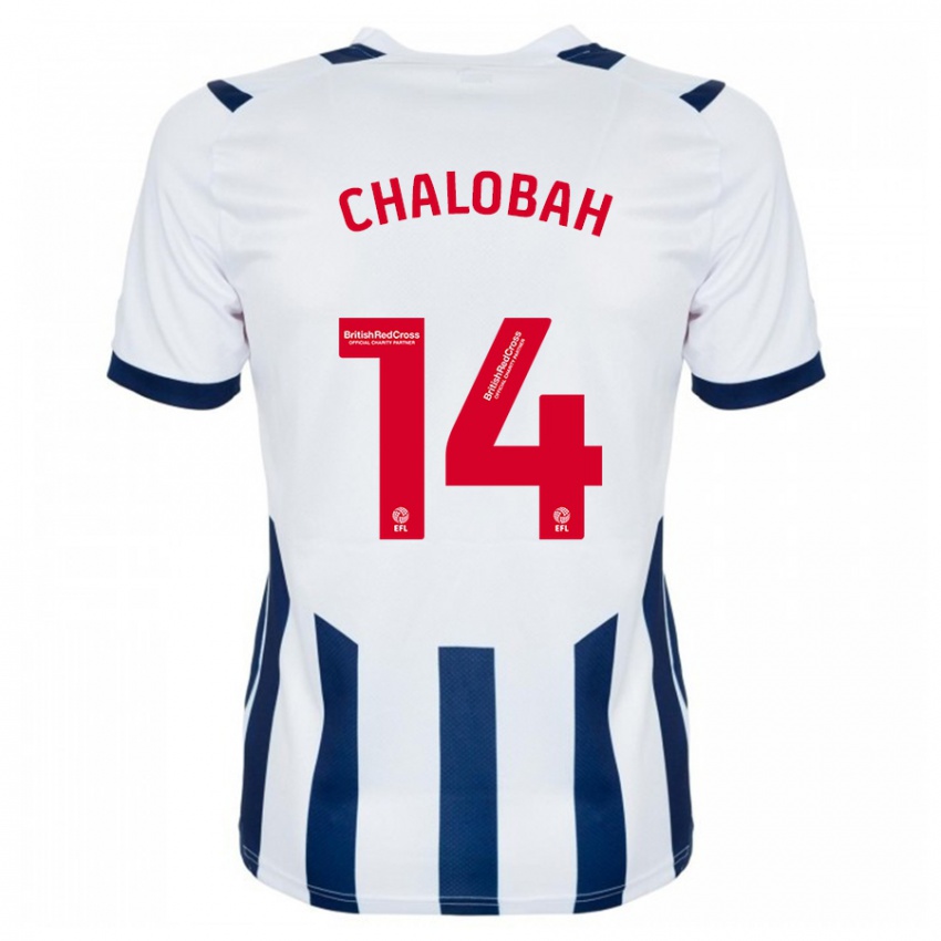 Kvinder Nathaniel Chalobah #14 Hvid Hjemmebane Spillertrøjer 2023/24 Trøje T-Shirt