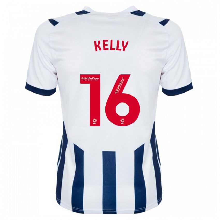 Kvinder Martin Kelly #16 Hvid Hjemmebane Spillertrøjer 2023/24 Trøje T-Shirt