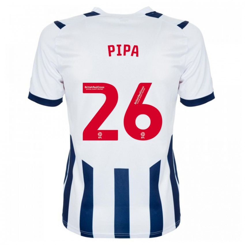 Kvinder Pipa #26 Hvid Hjemmebane Spillertrøjer 2023/24 Trøje T-Shirt