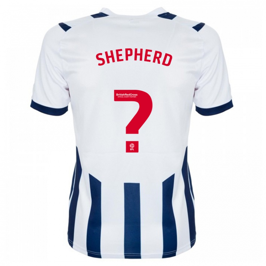 Kvinder Jacob Shepherd #0 Hvid Hjemmebane Spillertrøjer 2023/24 Trøje T-Shirt