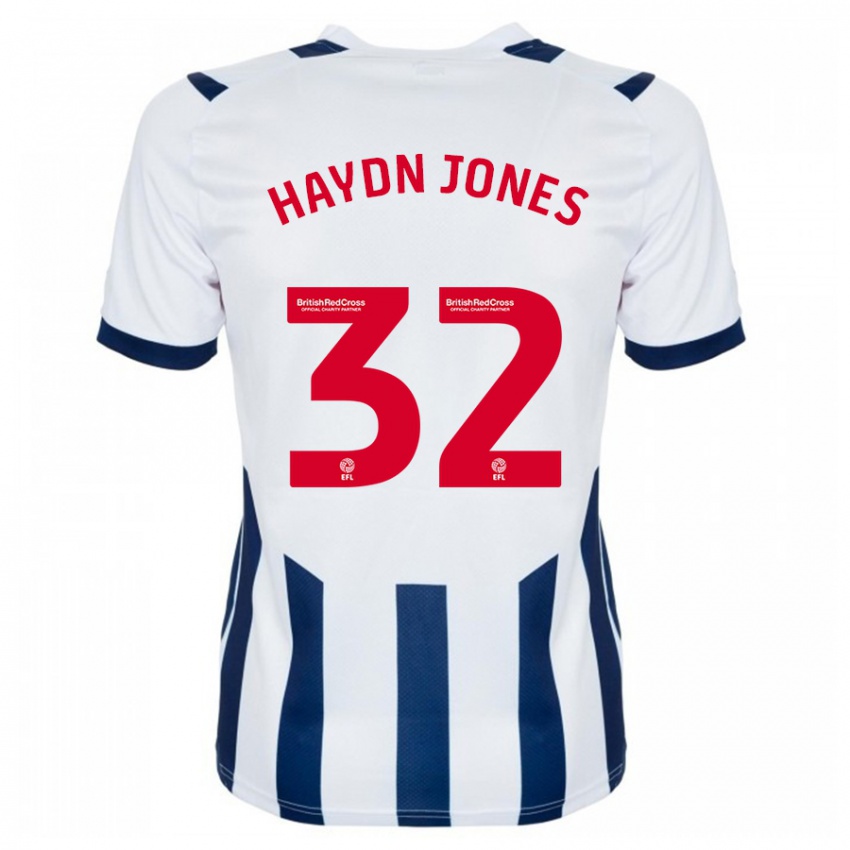 Kvinder Mackenzie Haydn Jones #32 Hvid Hjemmebane Spillertrøjer 2023/24 Trøje T-Shirt