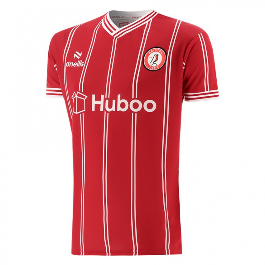 Kvinder Kal Naismith #4 Rød Hjemmebane Spillertrøjer 2023/24 Trøje T-Shirt