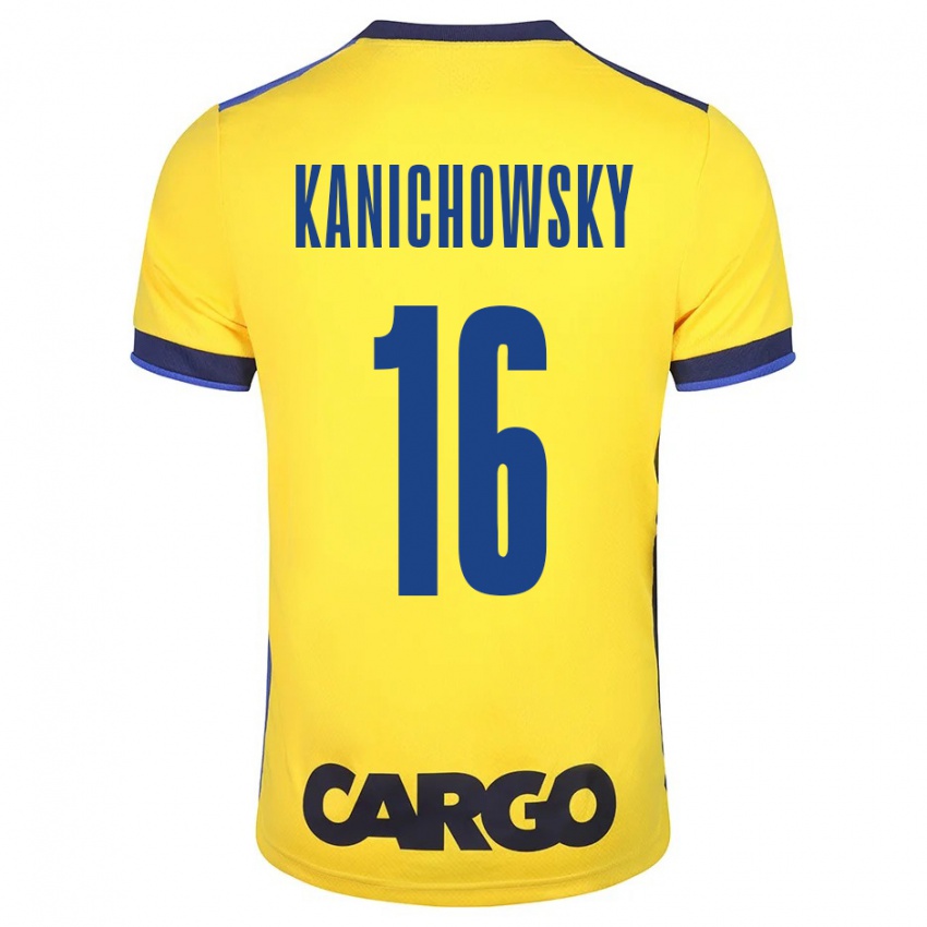 Kvinder Gabi Kanichowsky #16 Gul Hjemmebane Spillertrøjer 2023/24 Trøje T-Shirt