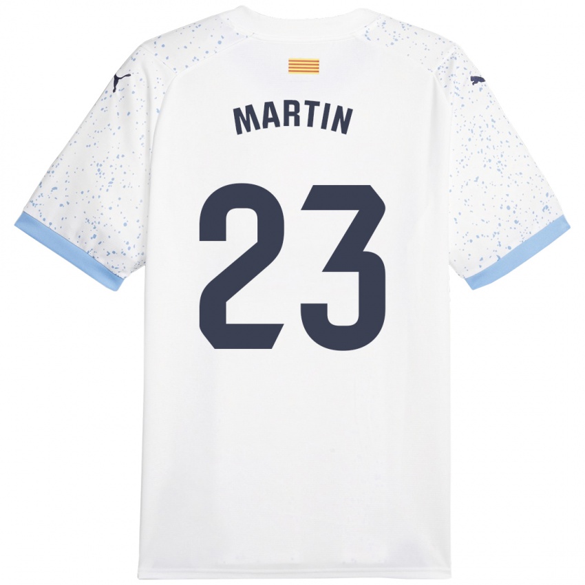 Kvinder Iván Martín #23 Hvid Udebane Spillertrøjer 2023/24 Trøje T-Shirt