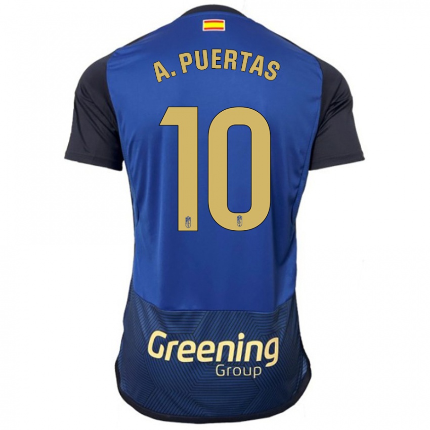 Kvinder Antonio Puertas #10 Flåde Udebane Spillertrøjer 2023/24 Trøje T-Shirt