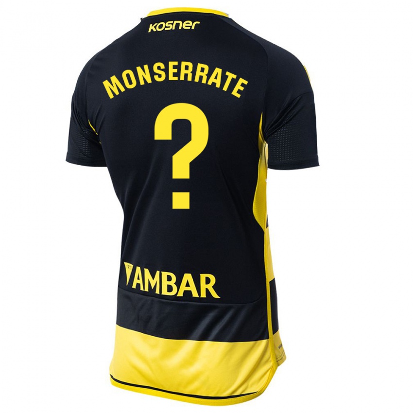 Kvinder Jano Monserrate #0 Sort Gul Udebane Spillertrøjer 2023/24 Trøje T-Shirt