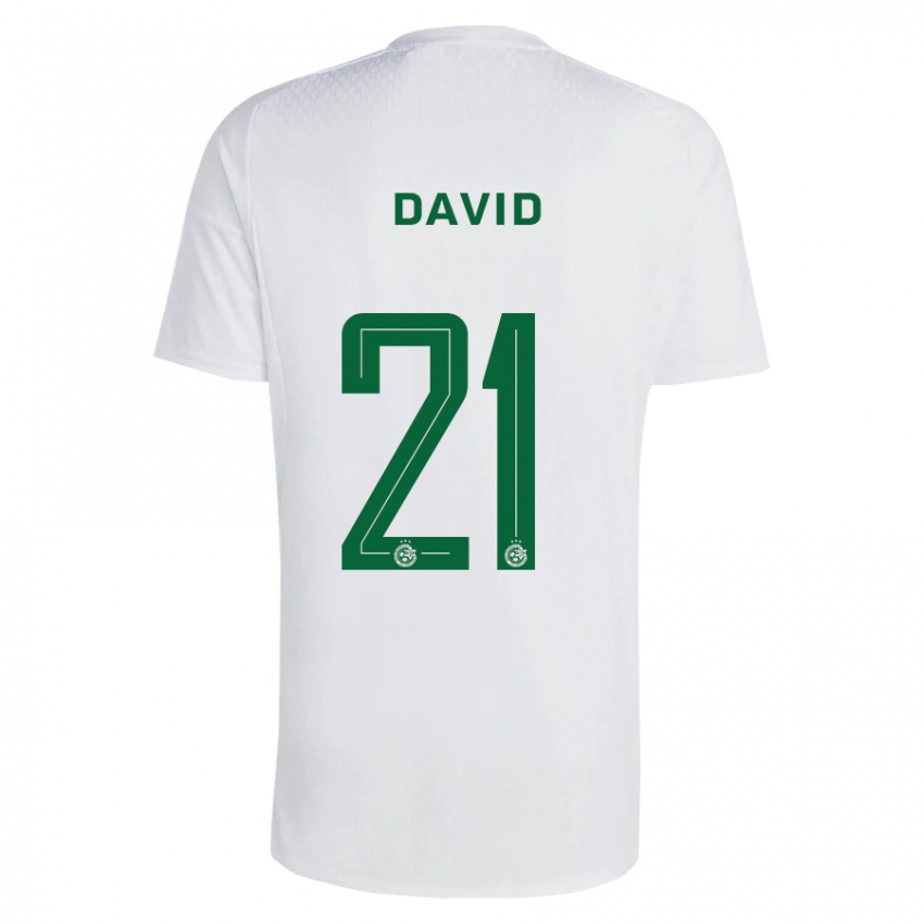 Kvinder Dean David #21 Grøn Blå Udebane Spillertrøjer 2023/24 Trøje T-Shirt