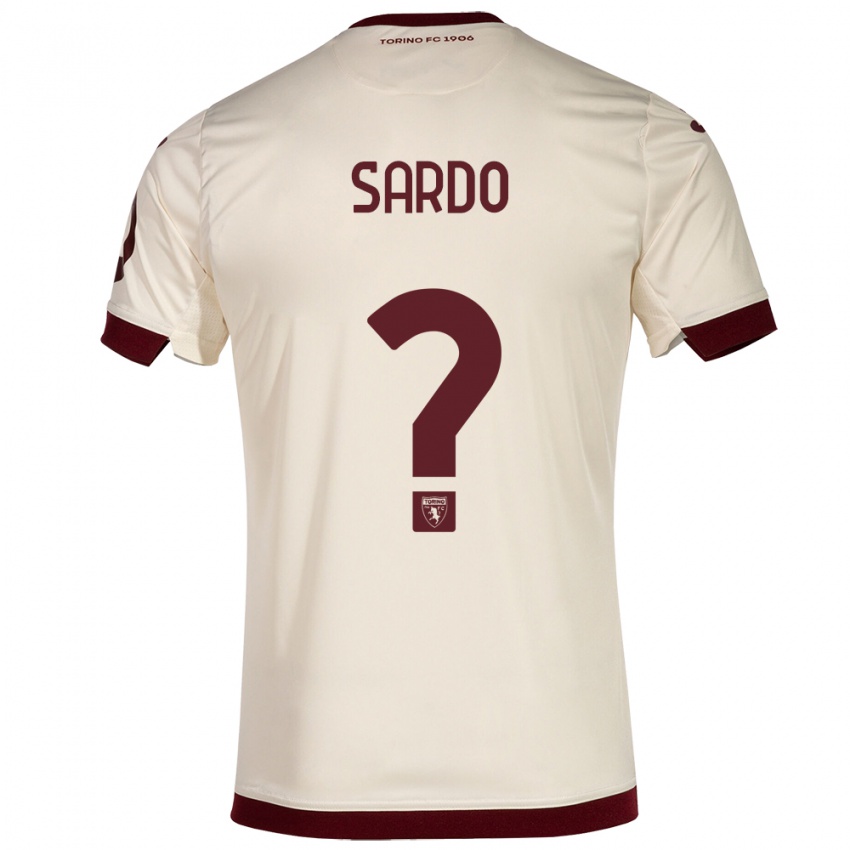 Kvinder Christian Sardo #0 Champagne Udebane Spillertrøjer 2023/24 Trøje T-Shirt