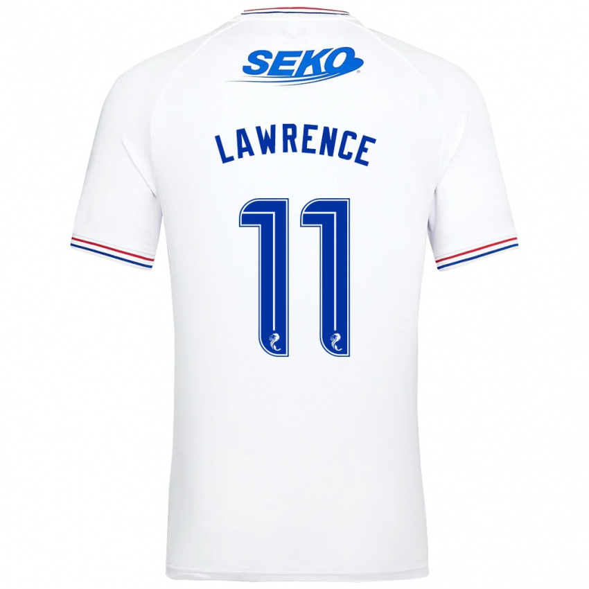 Kvinder Tom Lawrence #11 Hvid Udebane Spillertrøjer 2023/24 Trøje T-Shirt