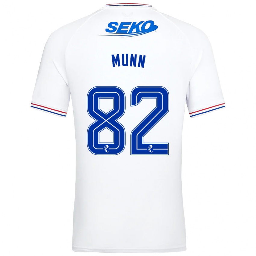 Kvinder Mason Munn #82 Hvid Udebane Spillertrøjer 2023/24 Trøje T-Shirt
