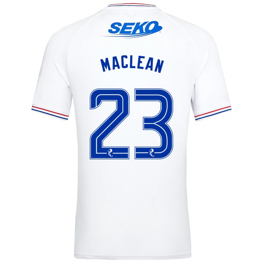 Kvinder Kirsty Maclean #23 Hvid Udebane Spillertrøjer 2023/24 Trøje T-Shirt