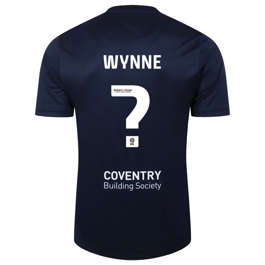 Kvinder Joe Wynne #0 Rød Flåde Udebane Spillertrøjer 2023/24 Trøje T-Shirt