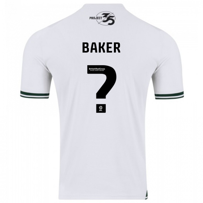 Kvinder Zak Baker #0 Hvid Udebane Spillertrøjer 2023/24 Trøje T-Shirt
