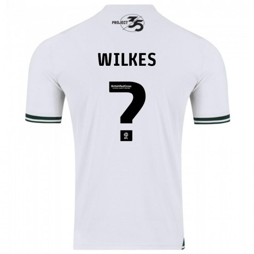 Kvinder Finley Wilkes #0 Hvid Udebane Spillertrøjer 2023/24 Trøje T-Shirt