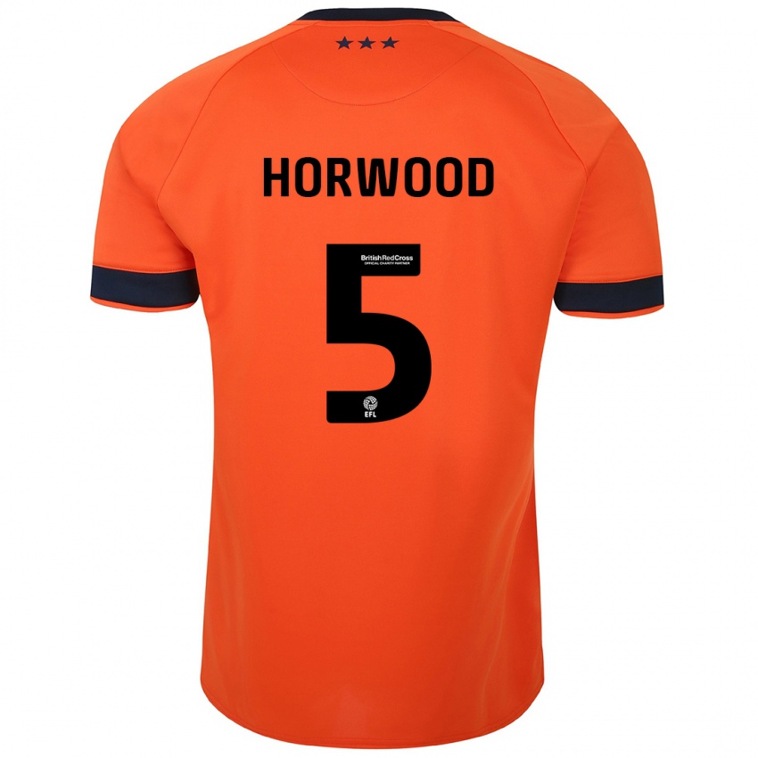 Kvinder Bonnie Horwood #5 Appelsin Udebane Spillertrøjer 2023/24 Trøje T-Shirt