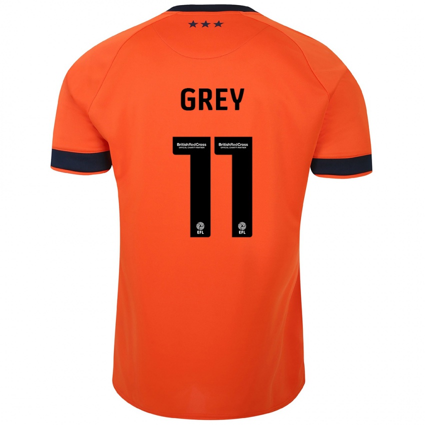 Kvinder Anna Grey #11 Appelsin Udebane Spillertrøjer 2023/24 Trøje T-Shirt