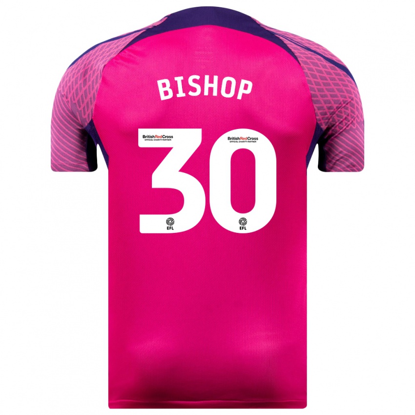 Kvinder Nathan Bishop #30 Lilla Udebane Spillertrøjer 2023/24 Trøje T-Shirt