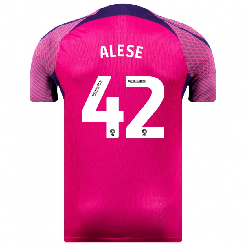 Kvinder Aji Alese #42 Lilla Udebane Spillertrøjer 2023/24 Trøje T-Shirt