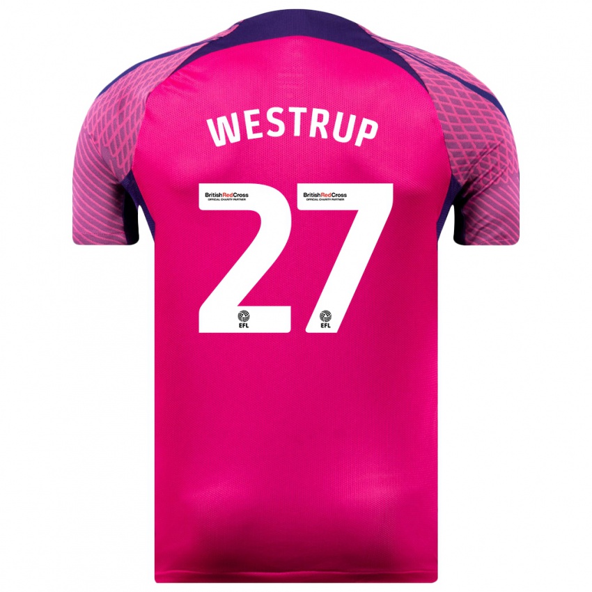 Kvinder Brianna Westrup #27 Lilla Udebane Spillertrøjer 2023/24 Trøje T-Shirt