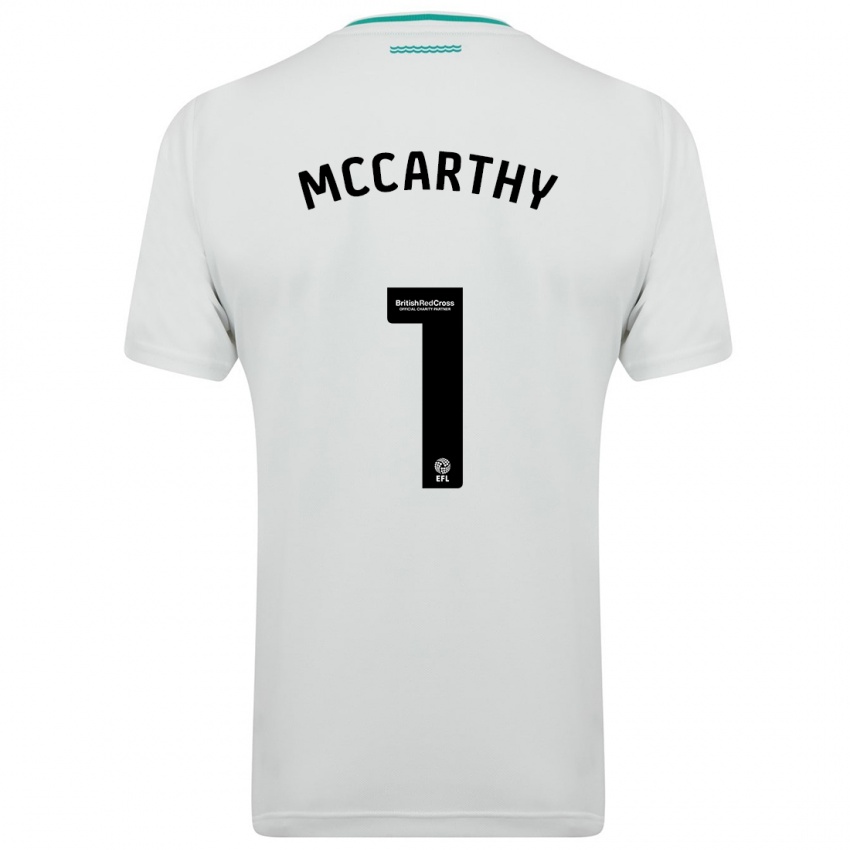Kvinder Alex Mccarthy #1 Hvid Udebane Spillertrøjer 2023/24 Trøje T-Shirt