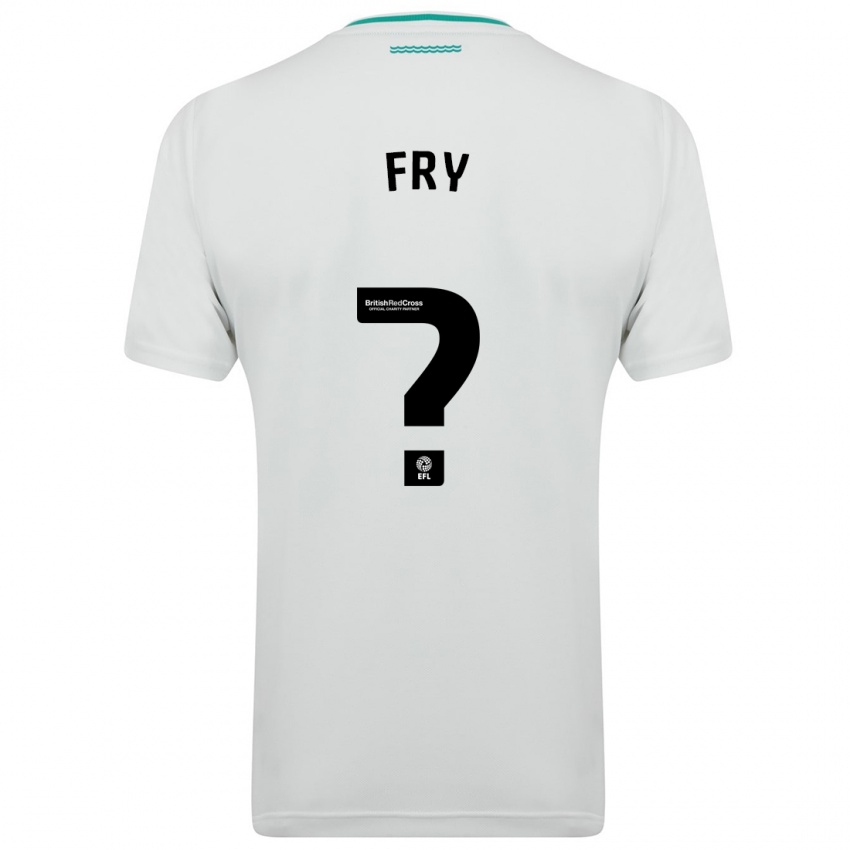 Kvinder Max Fry #0 Hvid Udebane Spillertrøjer 2023/24 Trøje T-Shirt