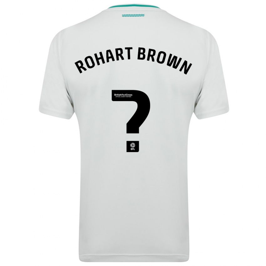 Kvinder Thierry Rohart-Brown #0 Hvid Udebane Spillertrøjer 2023/24 Trøje T-Shirt