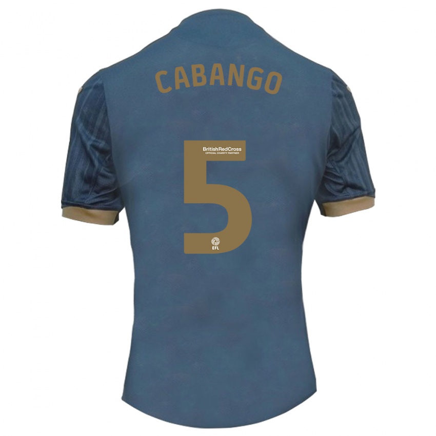 Kvinder Ben Cabango #5 Mørk Blågrøn Udebane Spillertrøjer 2023/24 Trøje T-Shirt