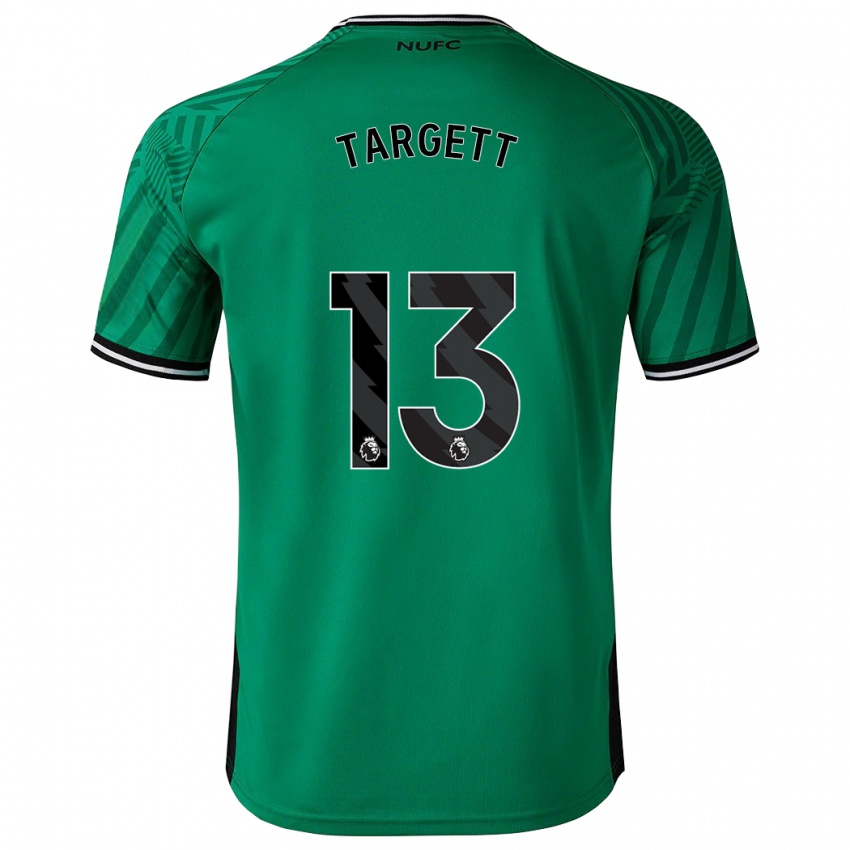 Kvinder Matt Targett #13 Grøn Udebane Spillertrøjer 2023/24 Trøje T-Shirt