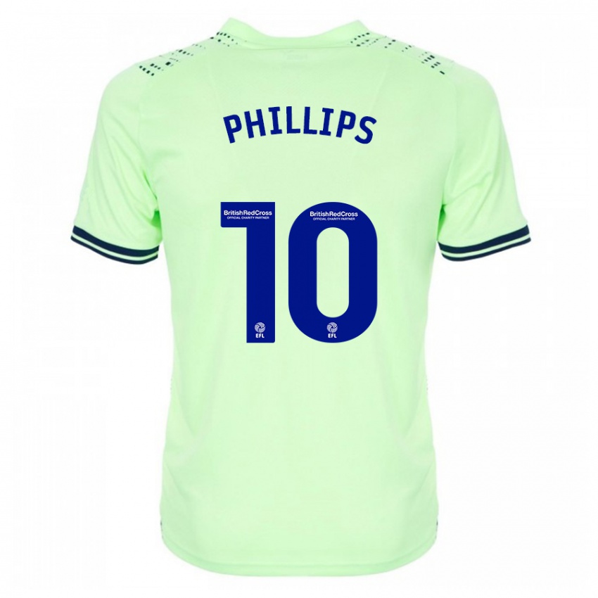 Kvinder Matt Phillips #10 Flåde Udebane Spillertrøjer 2023/24 Trøje T-Shirt
