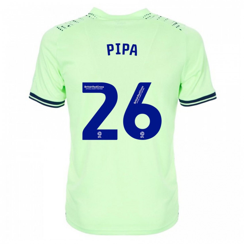 Kvinder Pipa #26 Flåde Udebane Spillertrøjer 2023/24 Trøje T-Shirt