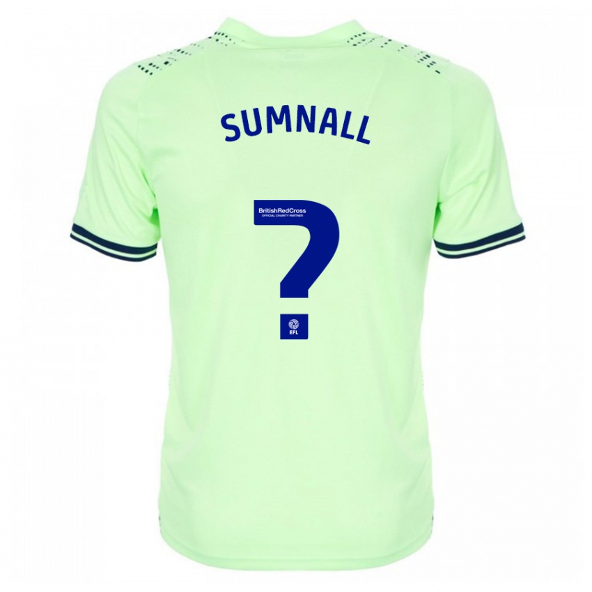 Kvinder Jenson Sumnall #0 Flåde Udebane Spillertrøjer 2023/24 Trøje T-Shirt
