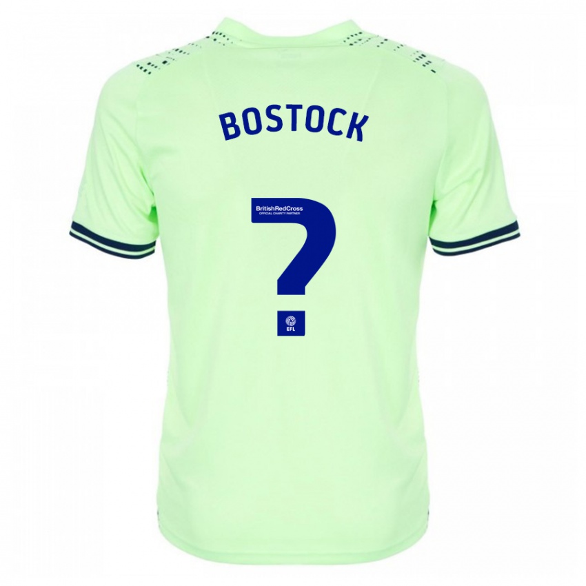 Kvinder Oliver Bostock #0 Flåde Udebane Spillertrøjer 2023/24 Trøje T-Shirt