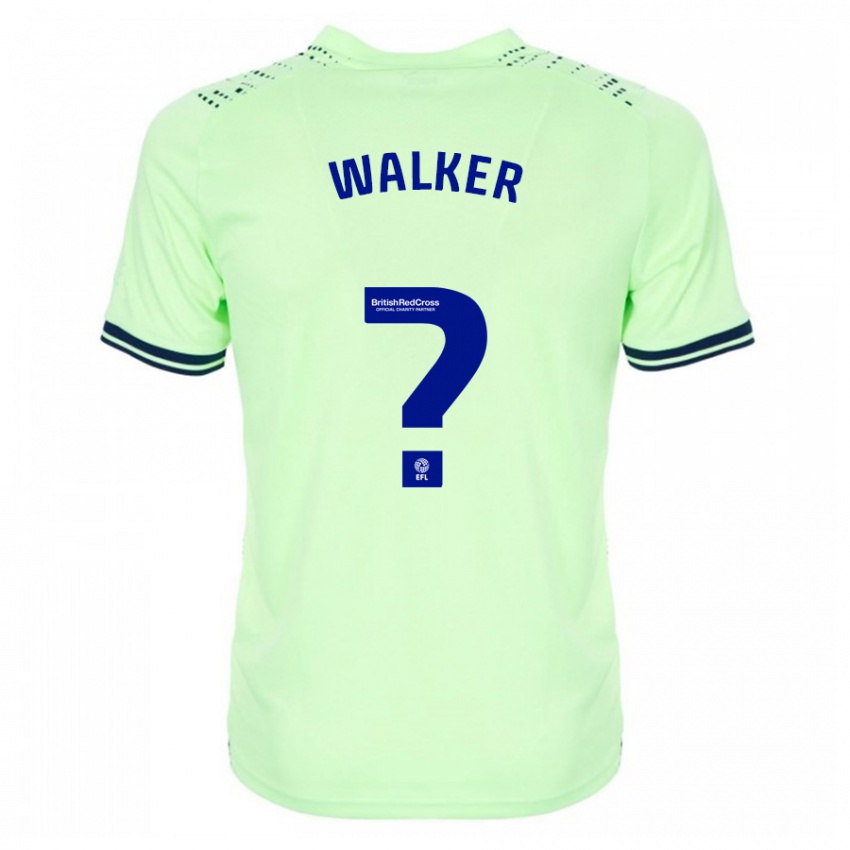 Kvinder Adriel Walker #0 Flåde Udebane Spillertrøjer 2023/24 Trøje T-Shirt