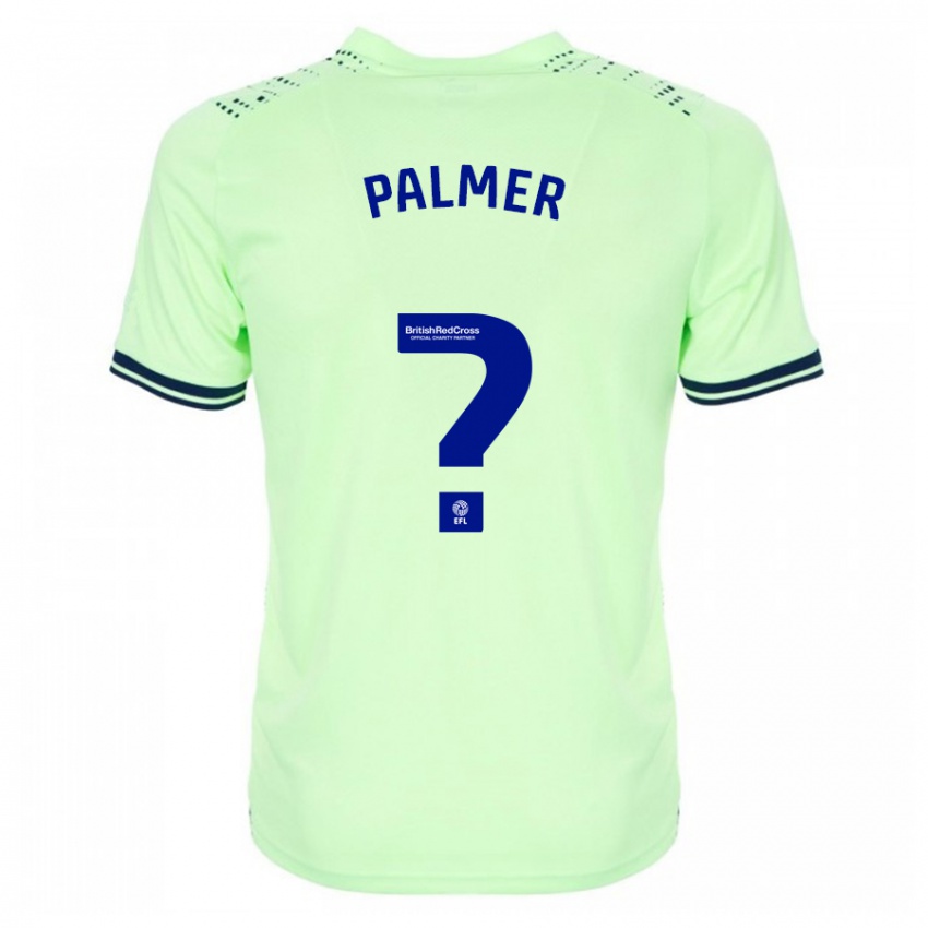 Kvinder Rio Palmer #0 Flåde Udebane Spillertrøjer 2023/24 Trøje T-Shirt