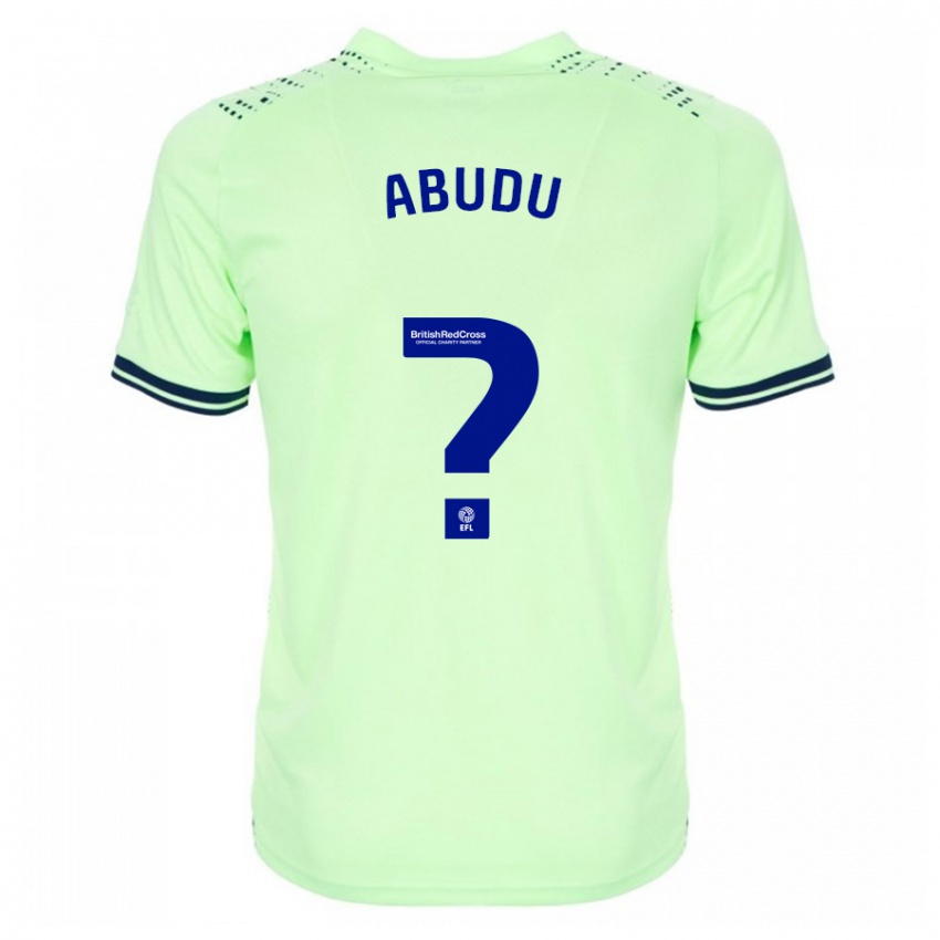 Kvinder Abdul Abudu #0 Flåde Udebane Spillertrøjer 2023/24 Trøje T-Shirt