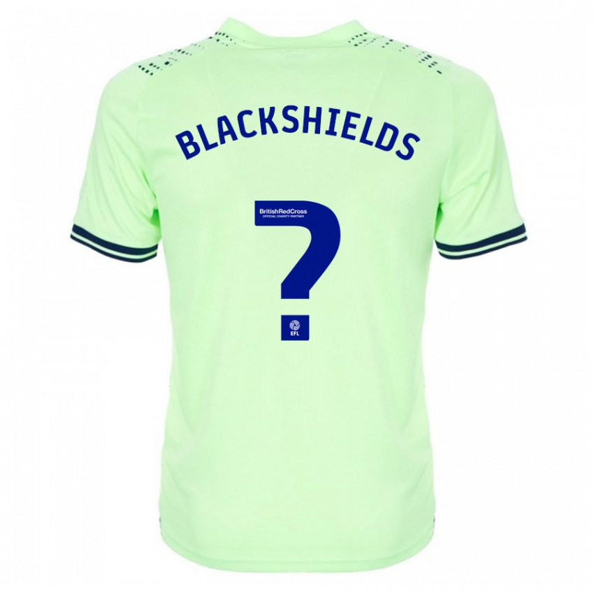 Kvinder Charlie Blackshields #0 Flåde Udebane Spillertrøjer 2023/24 Trøje T-Shirt