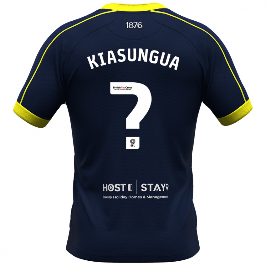 Kvinder Amazing Kiasungua #0 Flåde Udebane Spillertrøjer 2023/24 Trøje T-Shirt