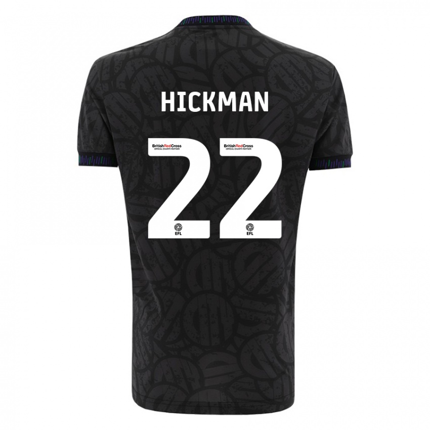 Kvinder Taylor Gardner-Hickman #22 Sort Udebane Spillertrøjer 2023/24 Trøje T-Shirt