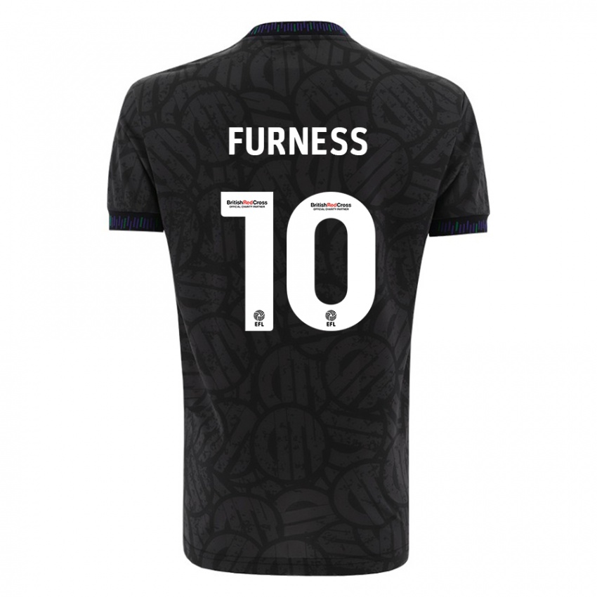 Kvinder Rachel Furness #10 Sort Udebane Spillertrøjer 2023/24 Trøje T-Shirt