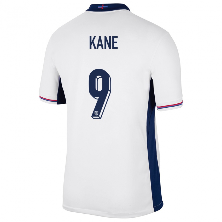 Børn England Harry Kane #9 Hvid Hjemmebane Spillertrøjer 24-26 Trøje T-Shirt