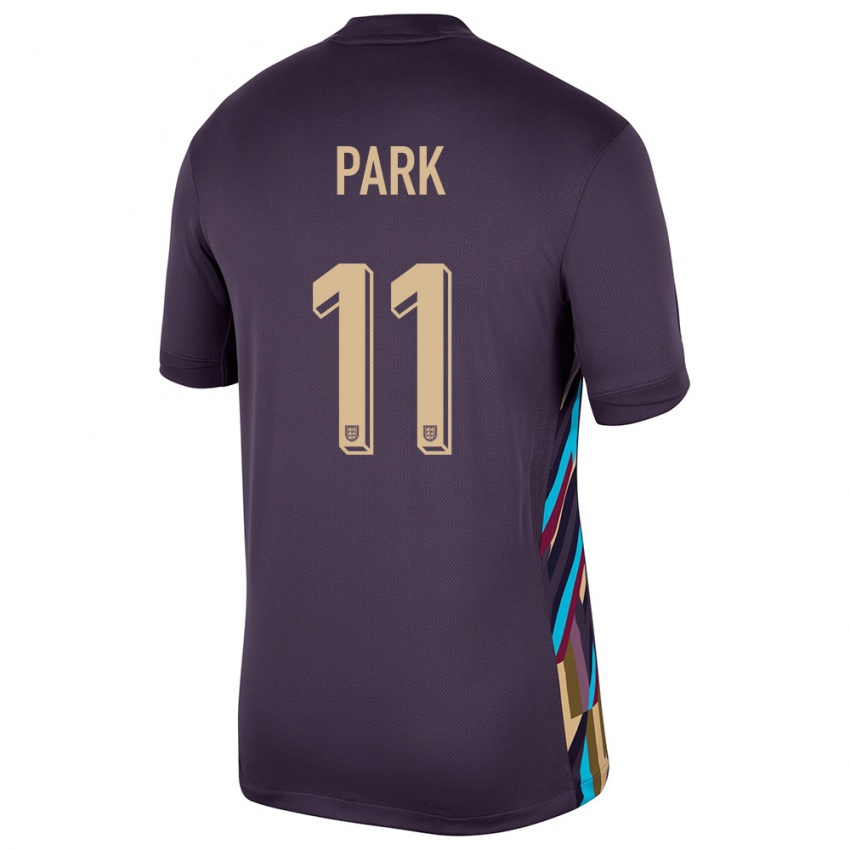 Børn England Jess Park #11 Mørk Rosin Udebane Spillertrøjer 24-26 Trøje T-Shirt