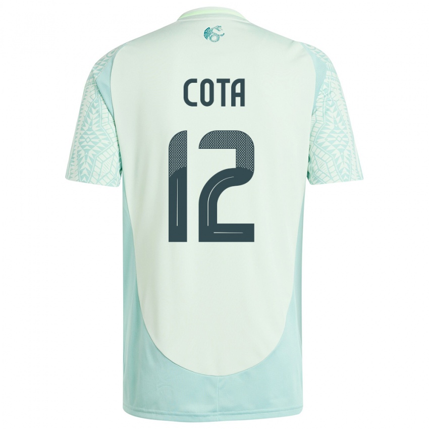 Børn Mexico Rodolfo Cota #12 Linen Grøn Udebane Spillertrøjer 24-26 Trøje T-Shirt