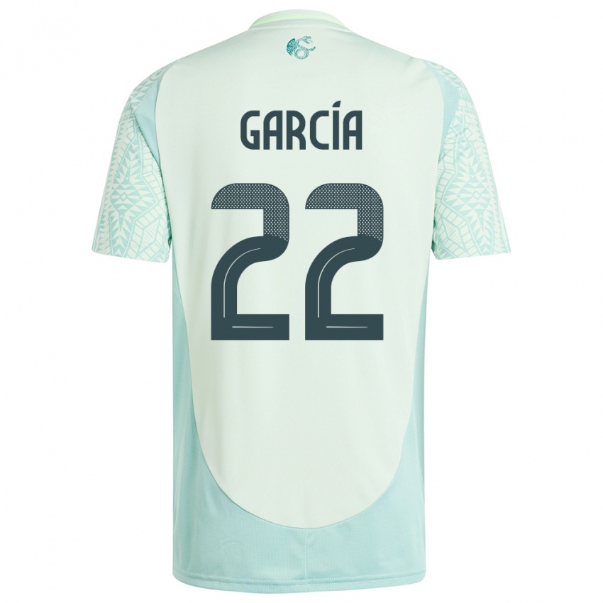 Børn Mexico Diana Garcia #22 Linen Grøn Udebane Spillertrøjer 24-26 Trøje T-Shirt