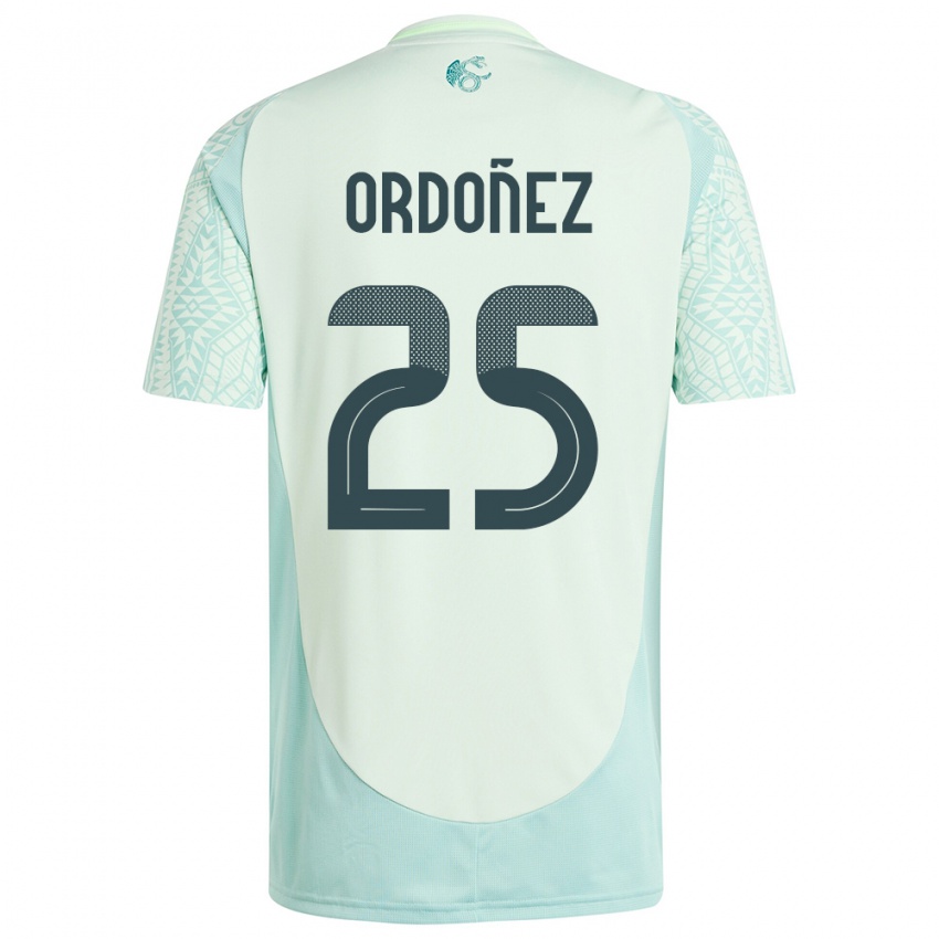 Børn Mexico Diana Ordonez #25 Linen Grøn Udebane Spillertrøjer 24-26 Trøje T-Shirt