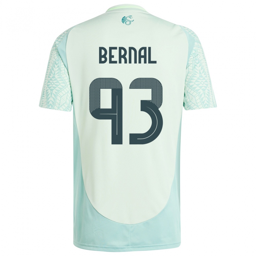 Børn Mexico Rebeca Bernal #93 Linen Grøn Udebane Spillertrøjer 24-26 Trøje T-Shirt