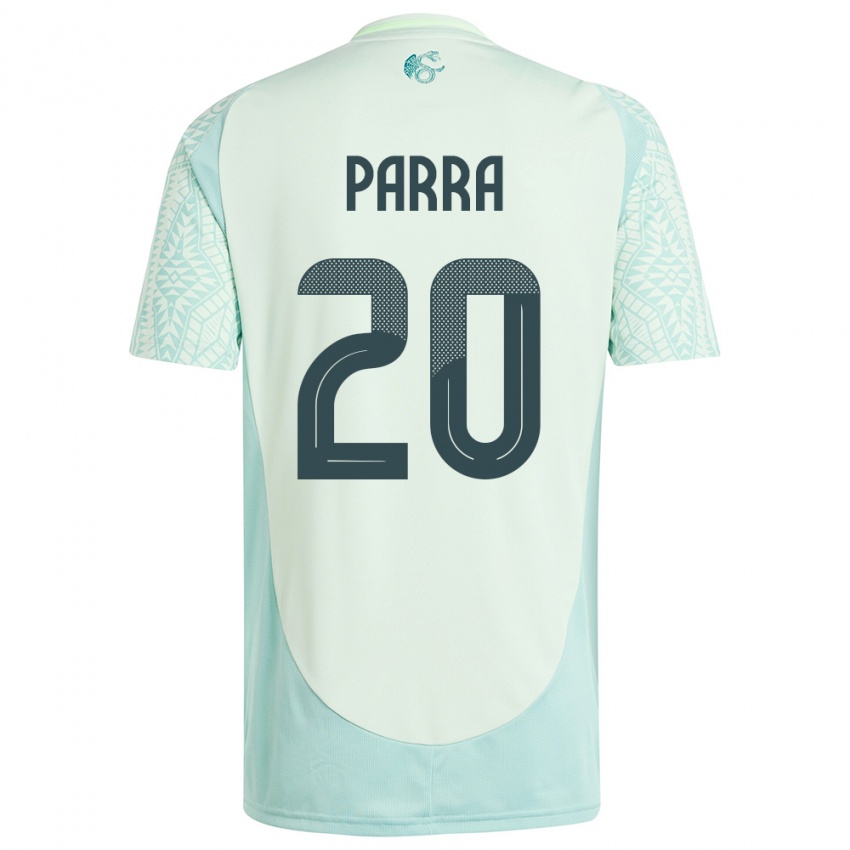 Børn Mexico Rodrigo Parra #20 Linen Grøn Udebane Spillertrøjer 24-26 Trøje T-Shirt