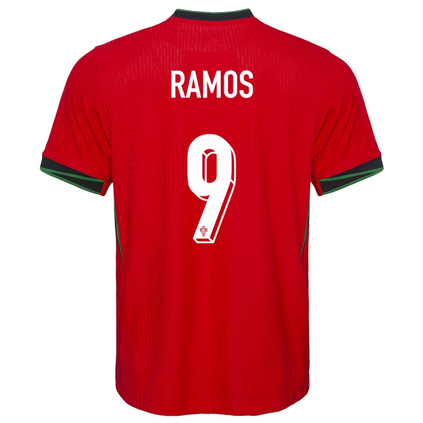 Mænd Portugal Goncalo Ramos #9 Rød Hjemmebane Spillertrøjer 24-26 Trøje T-Shirt