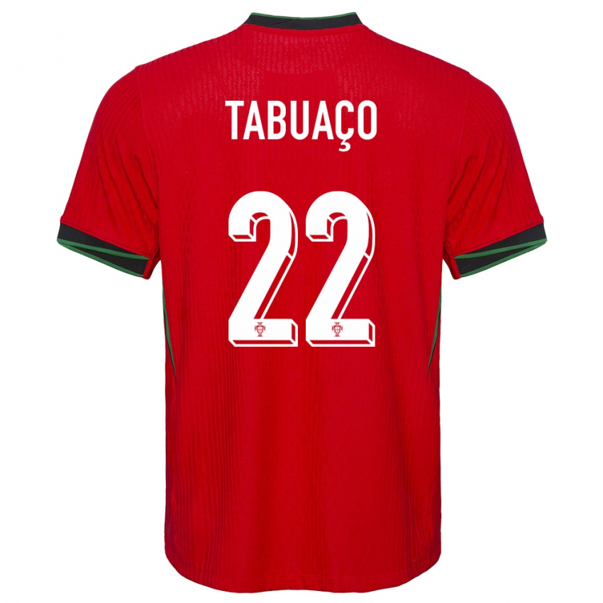 Mænd Portugal Goncalo Tabuaco #22 Rød Hjemmebane Spillertrøjer 24-26 Trøje T-Shirt
